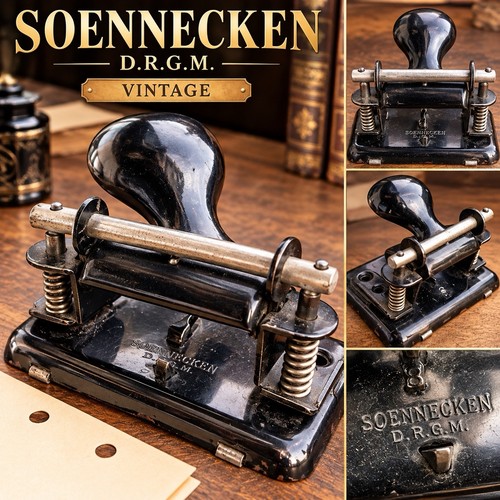 Antiker soennecken locher - soennecken,